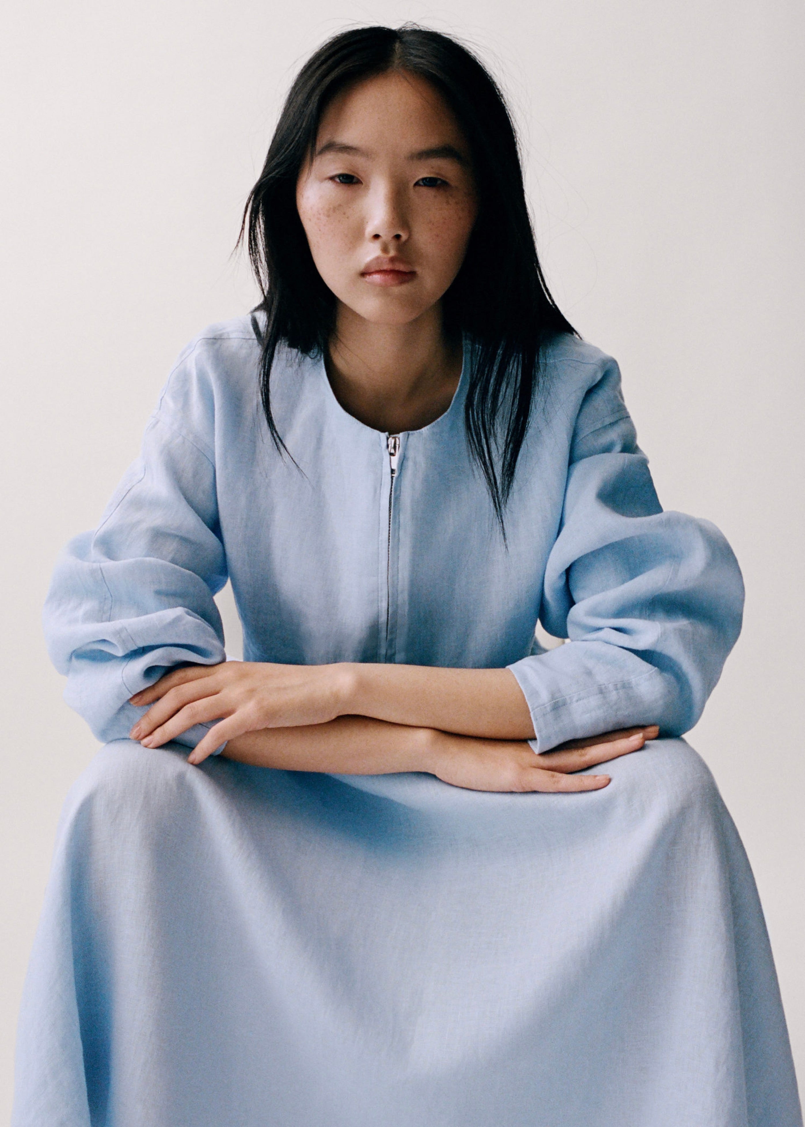 Veste Courte En Lin À Poches