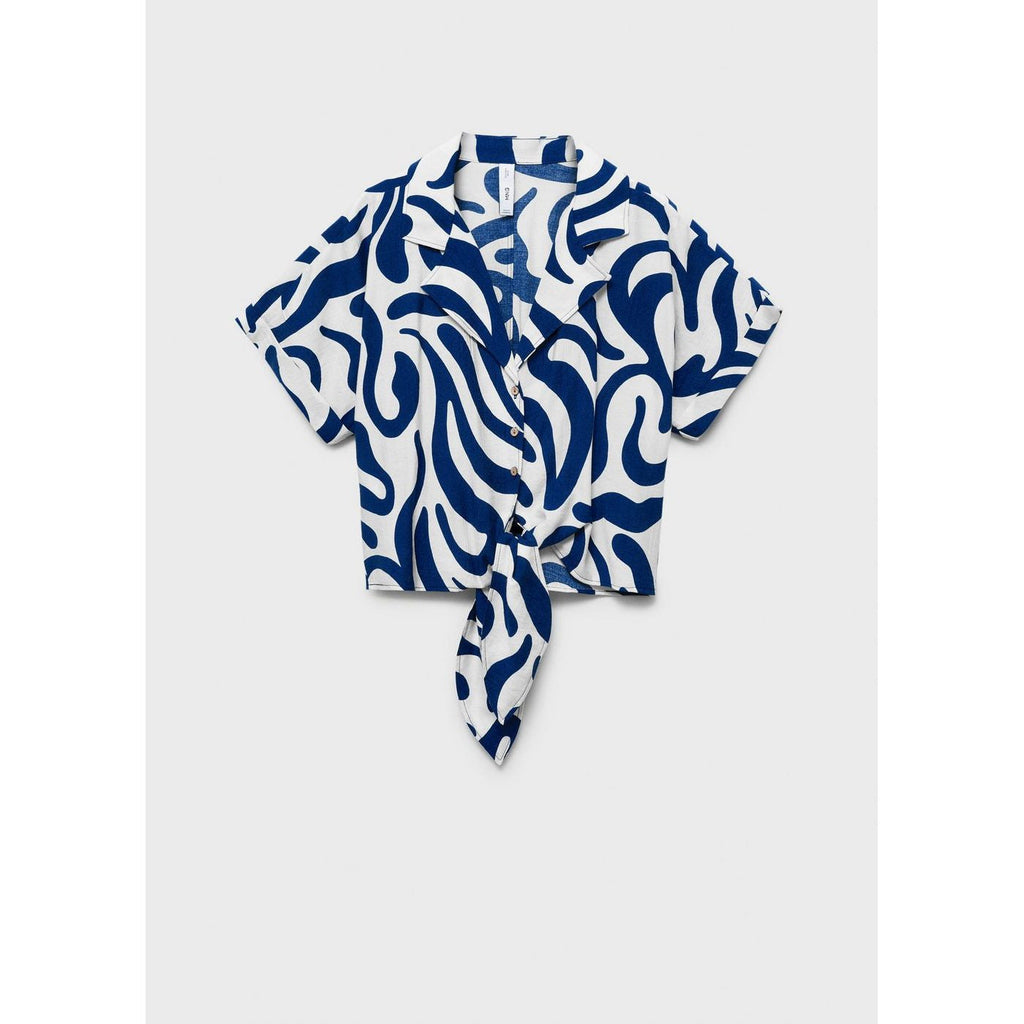 Chemise Courte Imprimée Avec