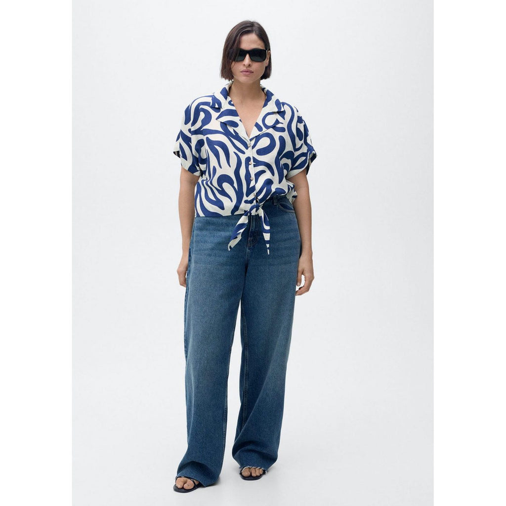 Chemise Courte Imprimée Avec