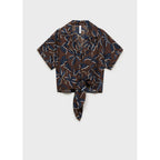 Chemise Courte Imprimée Avec