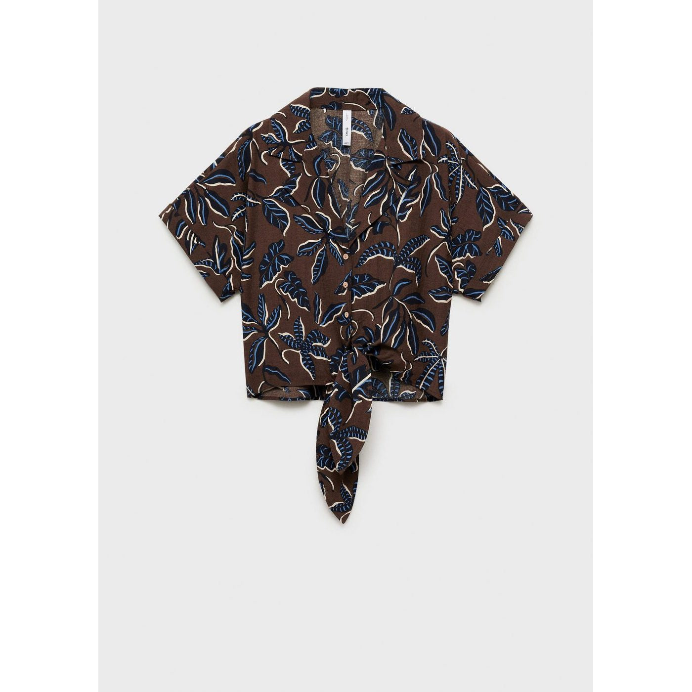 Chemise Courte Imprimée Avec