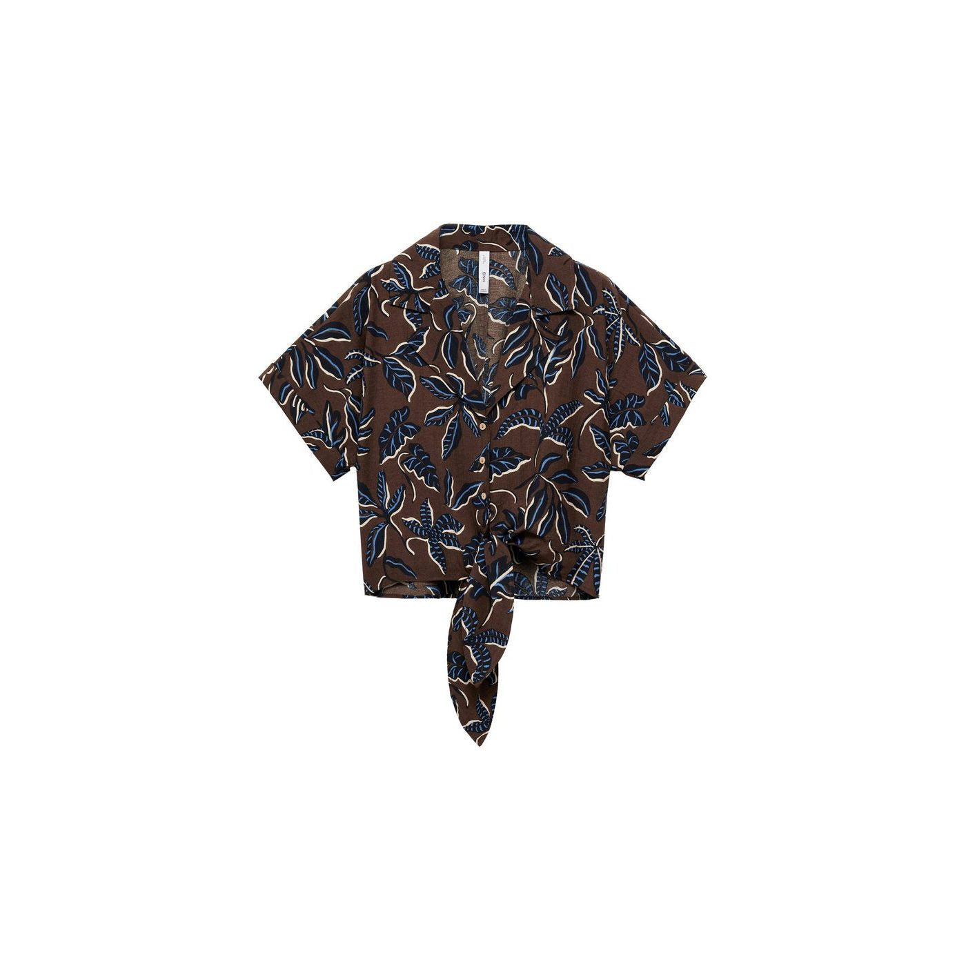 Chemise Courte Imprimée Avec