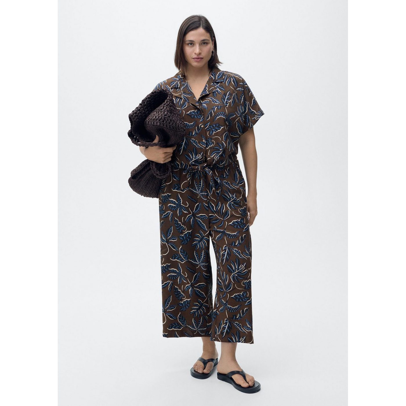 Chemise Courte Imprimée Avec