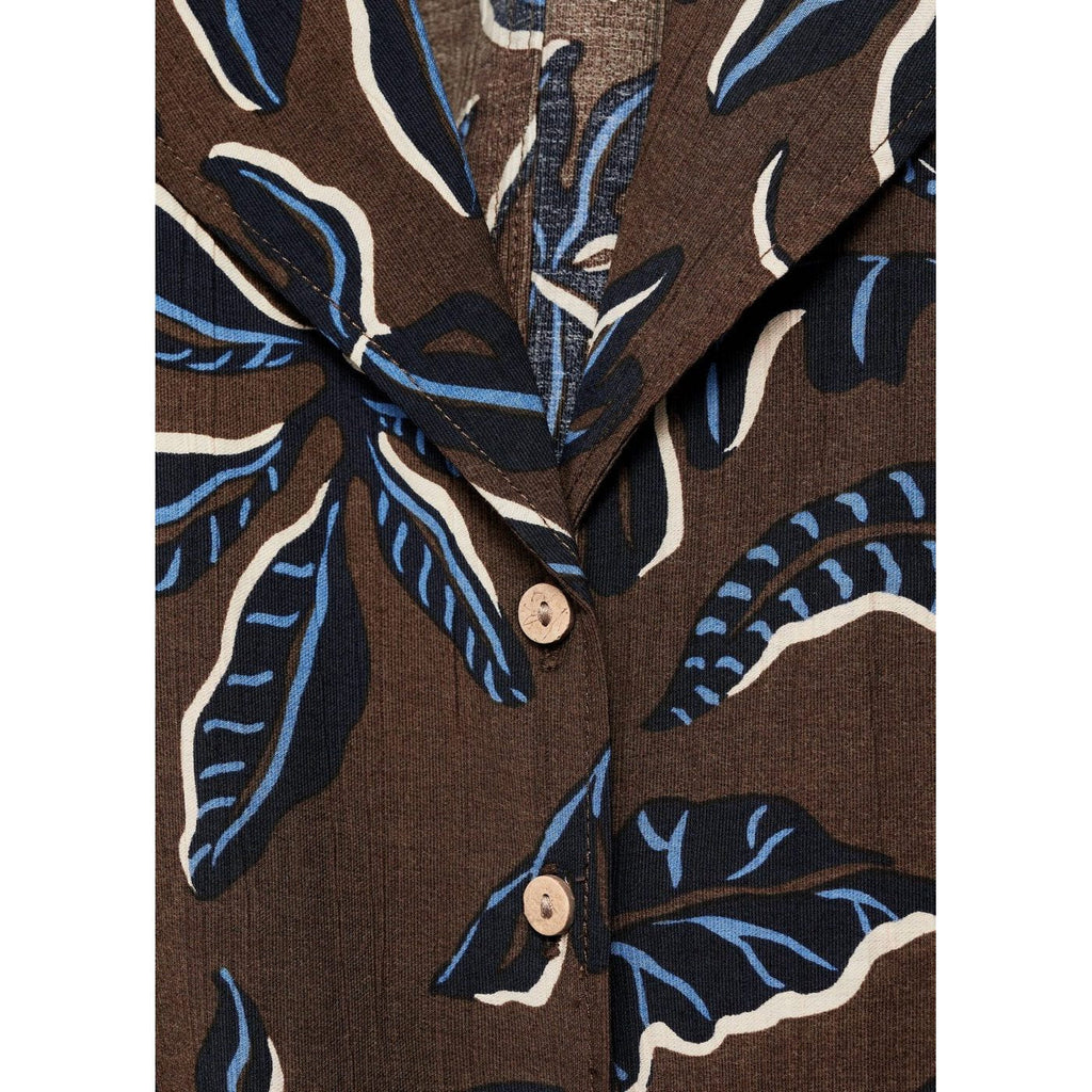 Chemise Courte Imprimée Avec