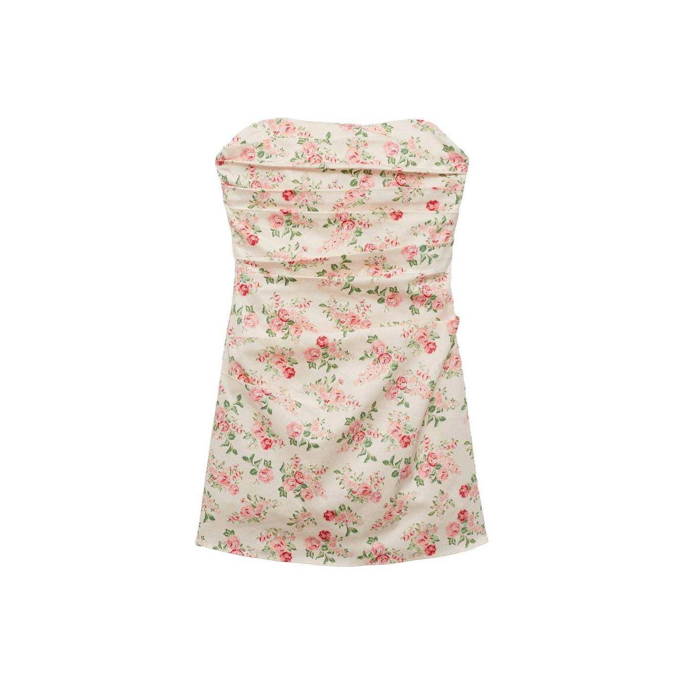 Robe Bustier À Fleurs