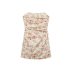 Robe Bustier À Fleurs