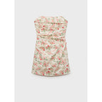 Robe Bustier À Fleurs