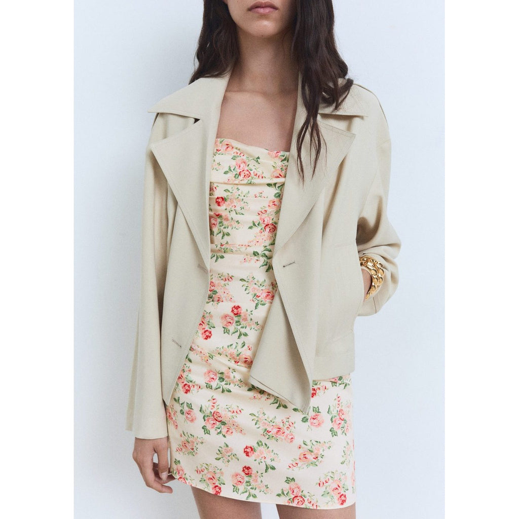 Robe Bustier À Fleurs
