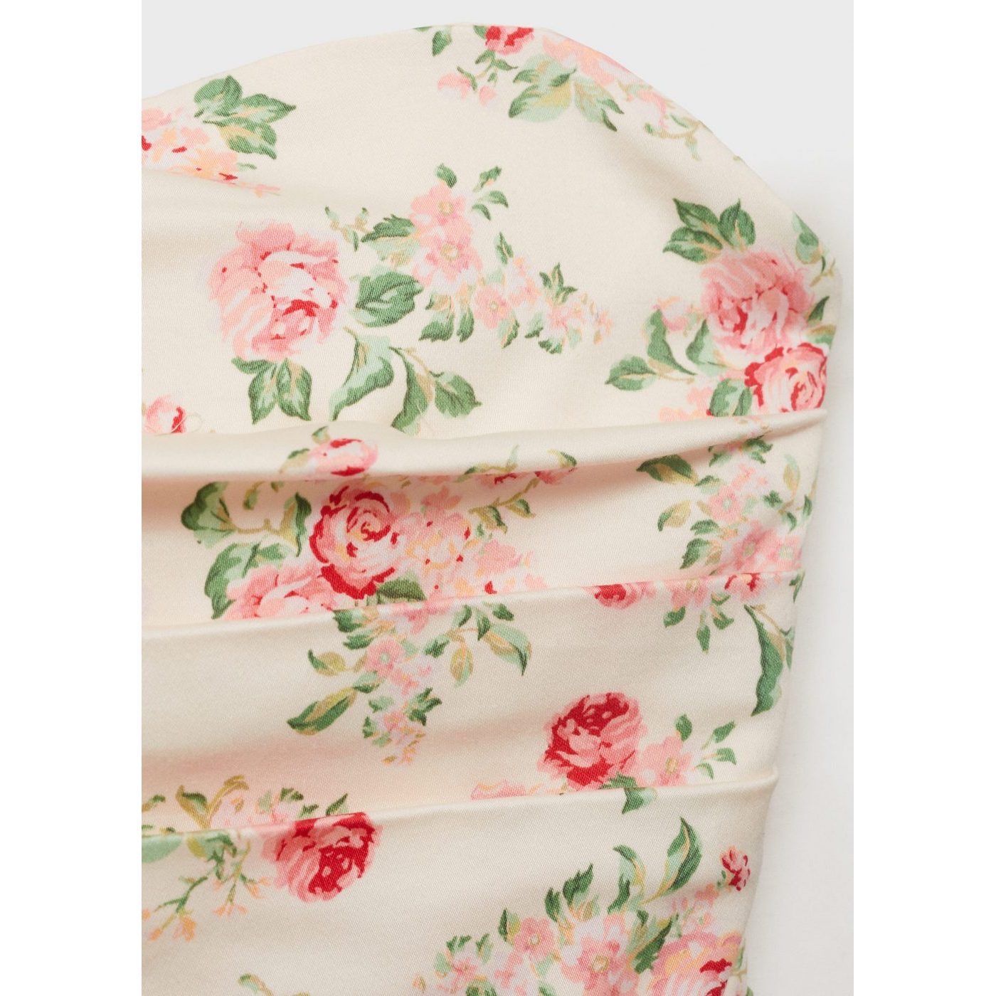 Robe Bustier À Fleurs