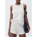 Short Droit Crochet