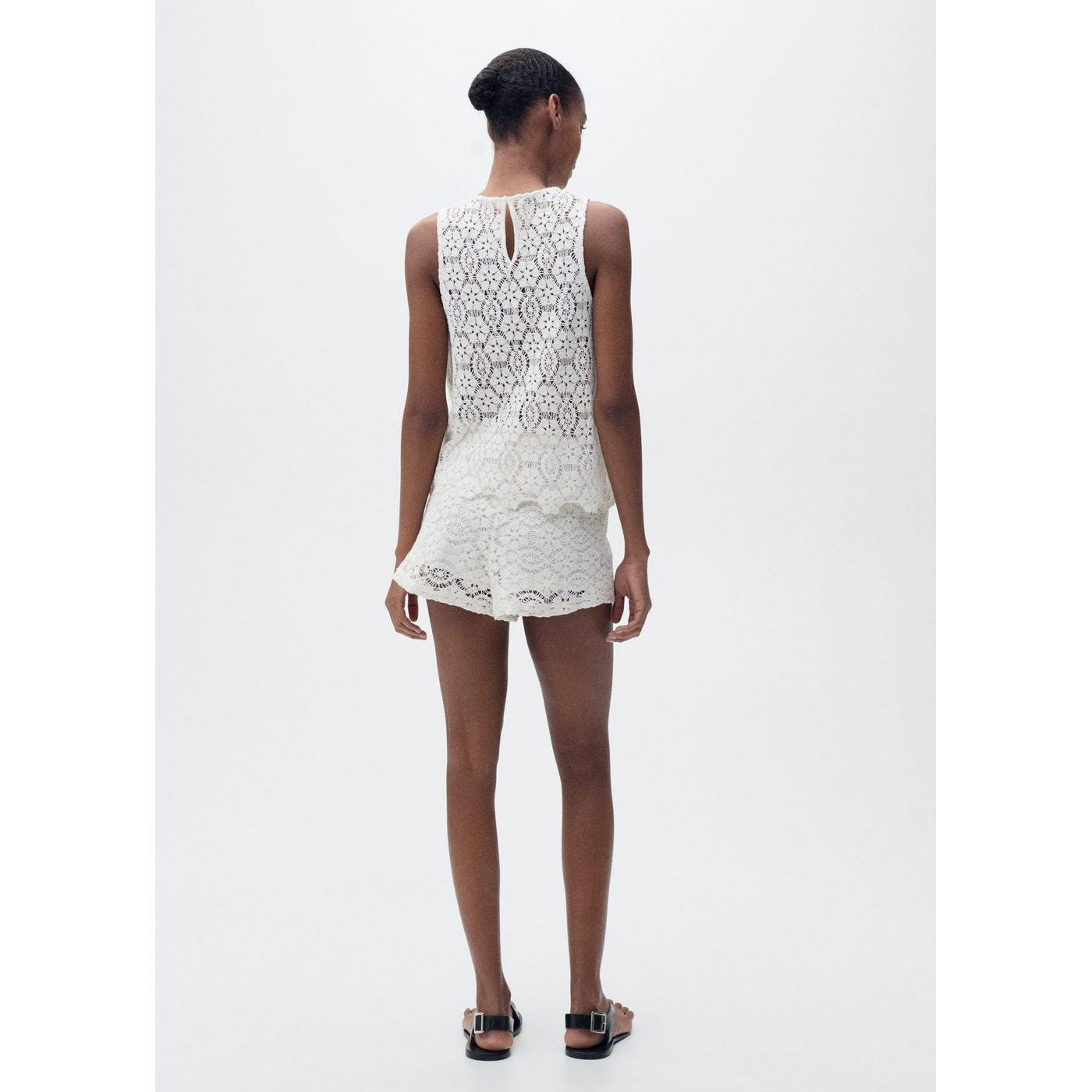 Short Droit Crochet