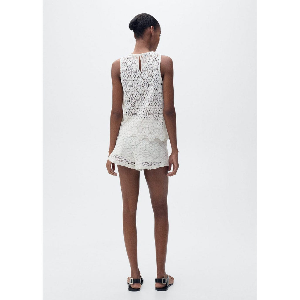Short Droit Crochet