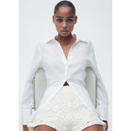 Short Droit Crochet