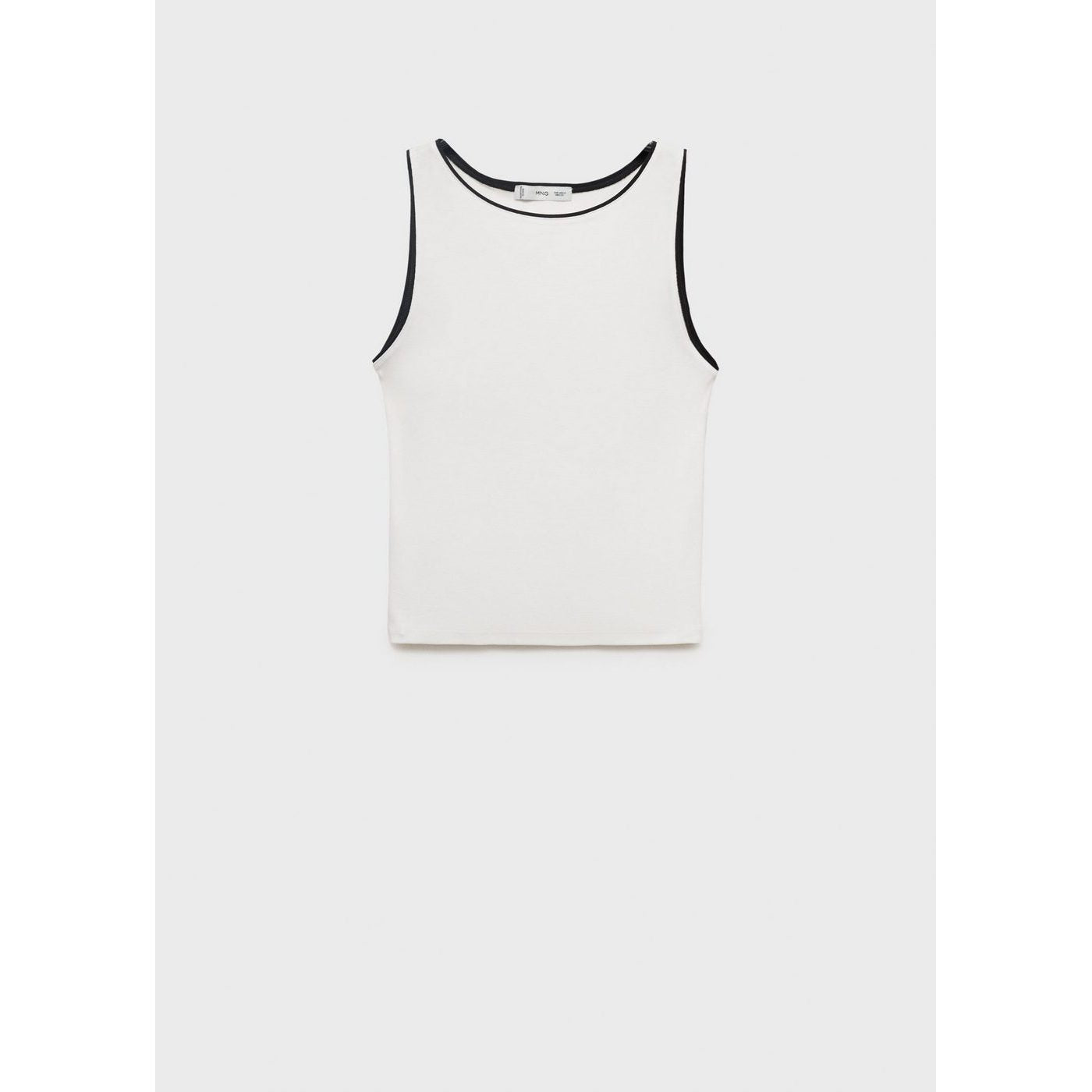 Haut En Coton À Finitions Contrastantes