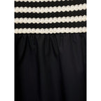 Robe Bustier Combinée À Rayures