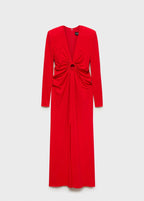 Robe Froncée Anneau Ouverture