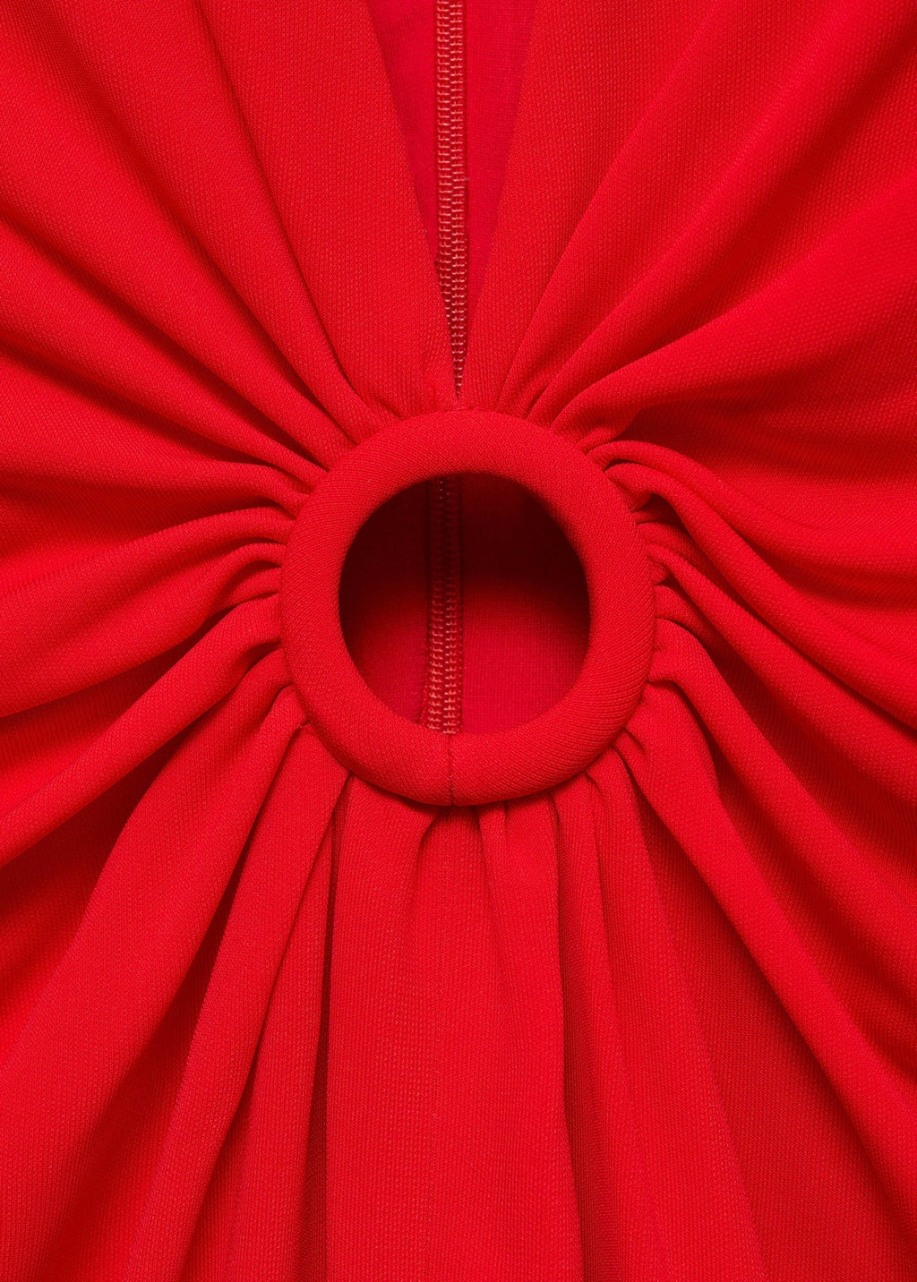 Robe Froncée Anneau Ouverture