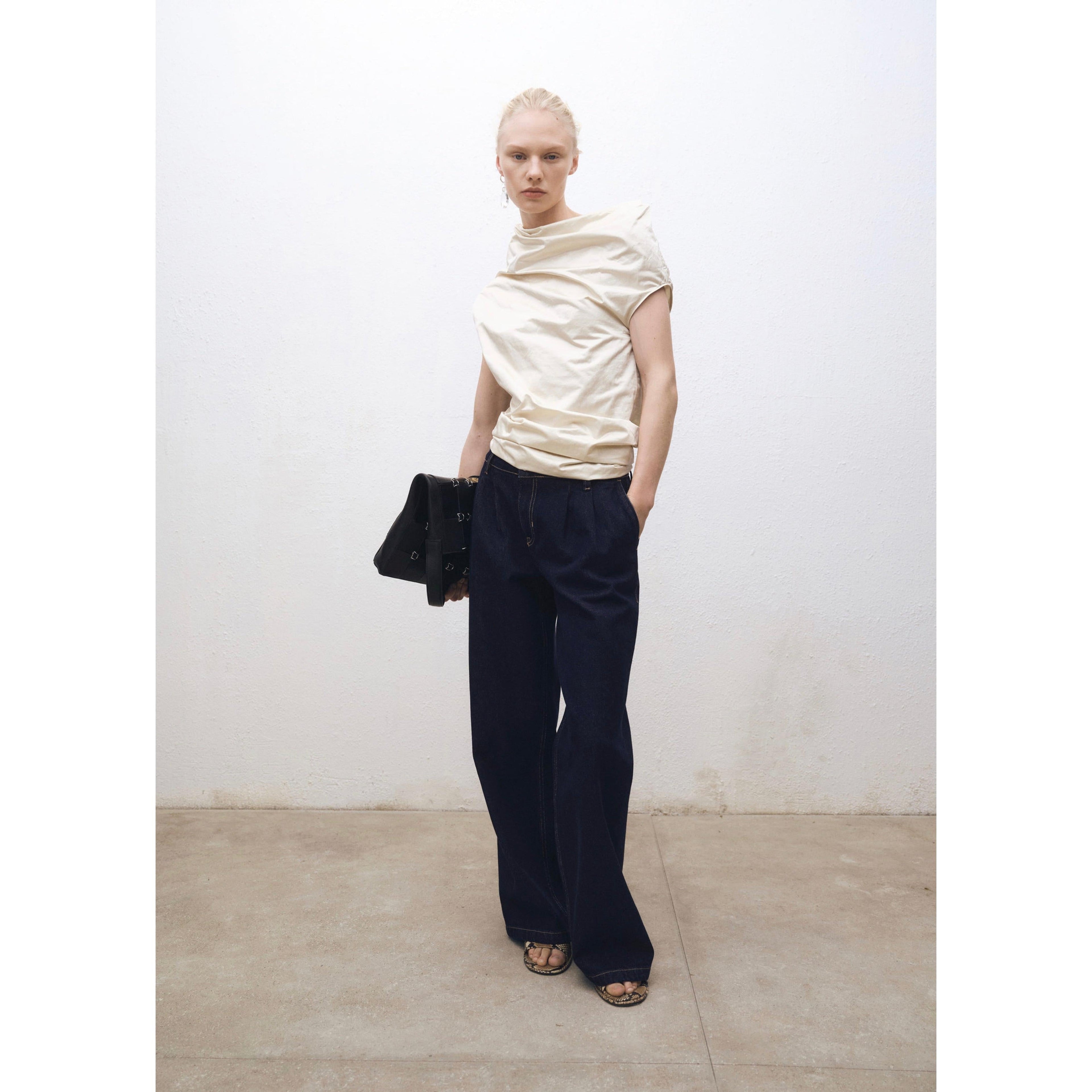 Jean Wideleg Pinces Rinse Wash