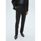 Pantalon De Costume Fines Rayures