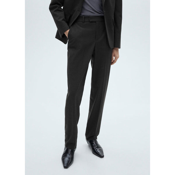 Pantalon De Costume Fines Rayures