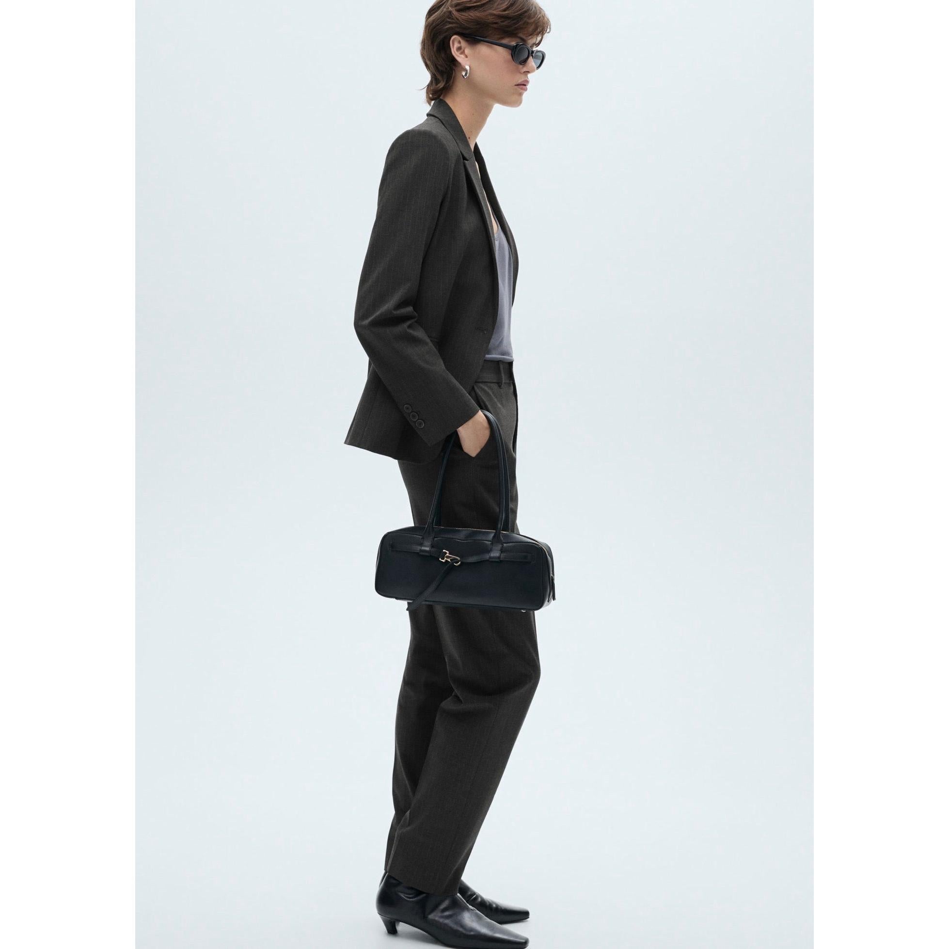 Pantalon De Costume Fines Rayures