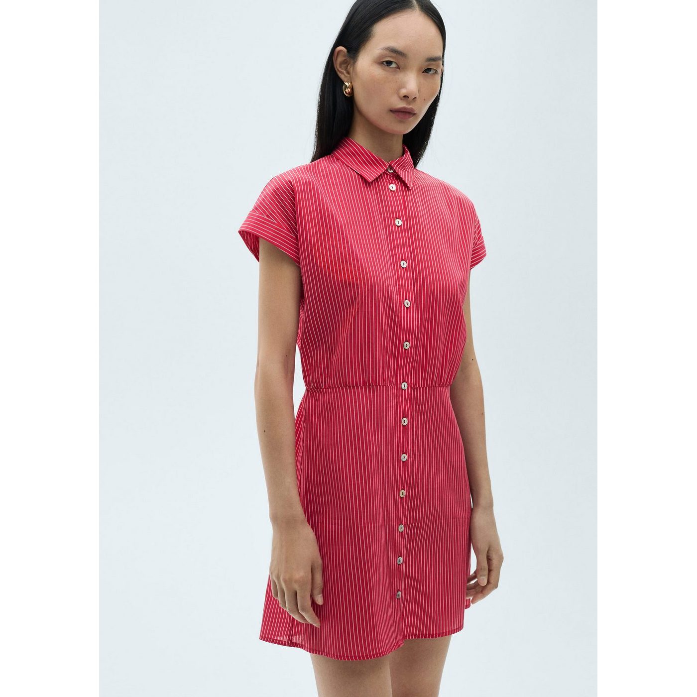Robe Chemise Coton Rayures