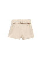 Shorts Paperbag Avec Ourlet Retroussé Et Ceinture