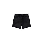 Short En Jean Taille Haute Coupe Mom