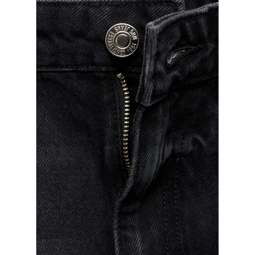 Short En Jean Taille Haute Coupe Mom