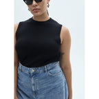 Short En Jean Taille Haute Coupe Mom