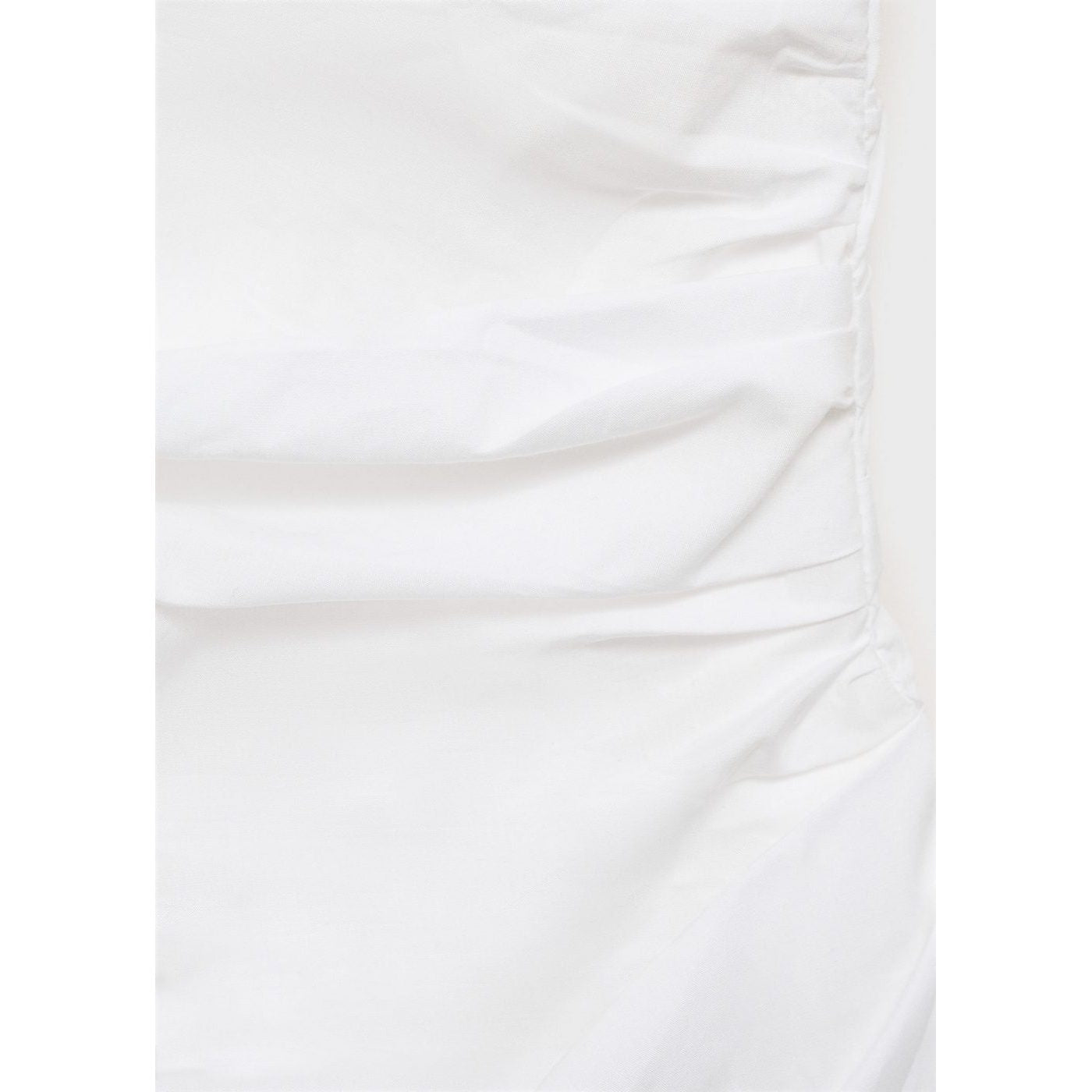 Robe Asymétrique Manches Bouffantes