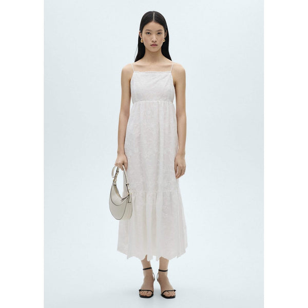 Robe Bretelles Broderie Florale