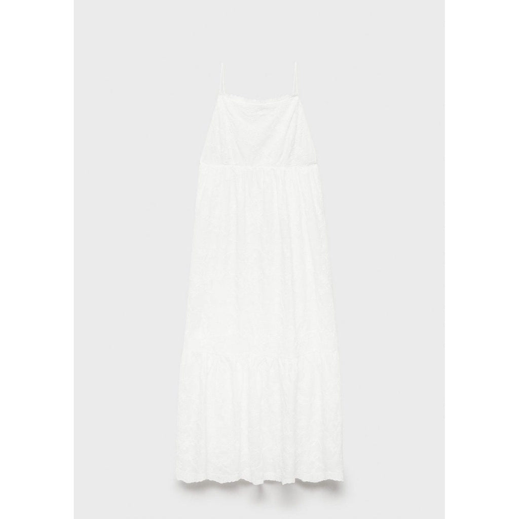 Robe Bretelles Broderie Florale