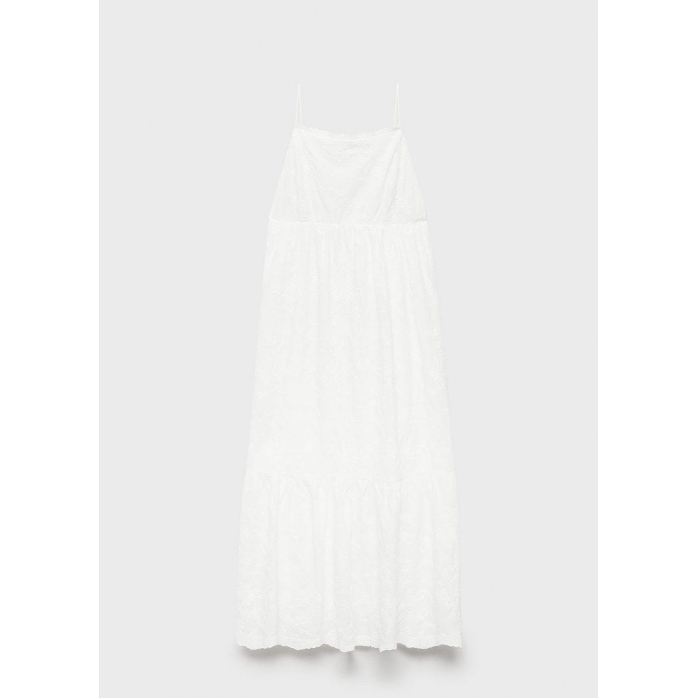 Robe Bretelles Broderie Florale