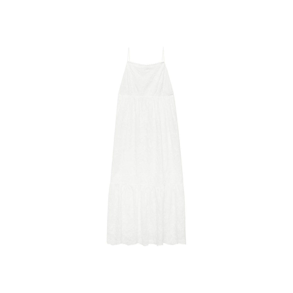 Robe Bretelles Broderie Florale