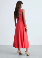 Robe En Maille Col V