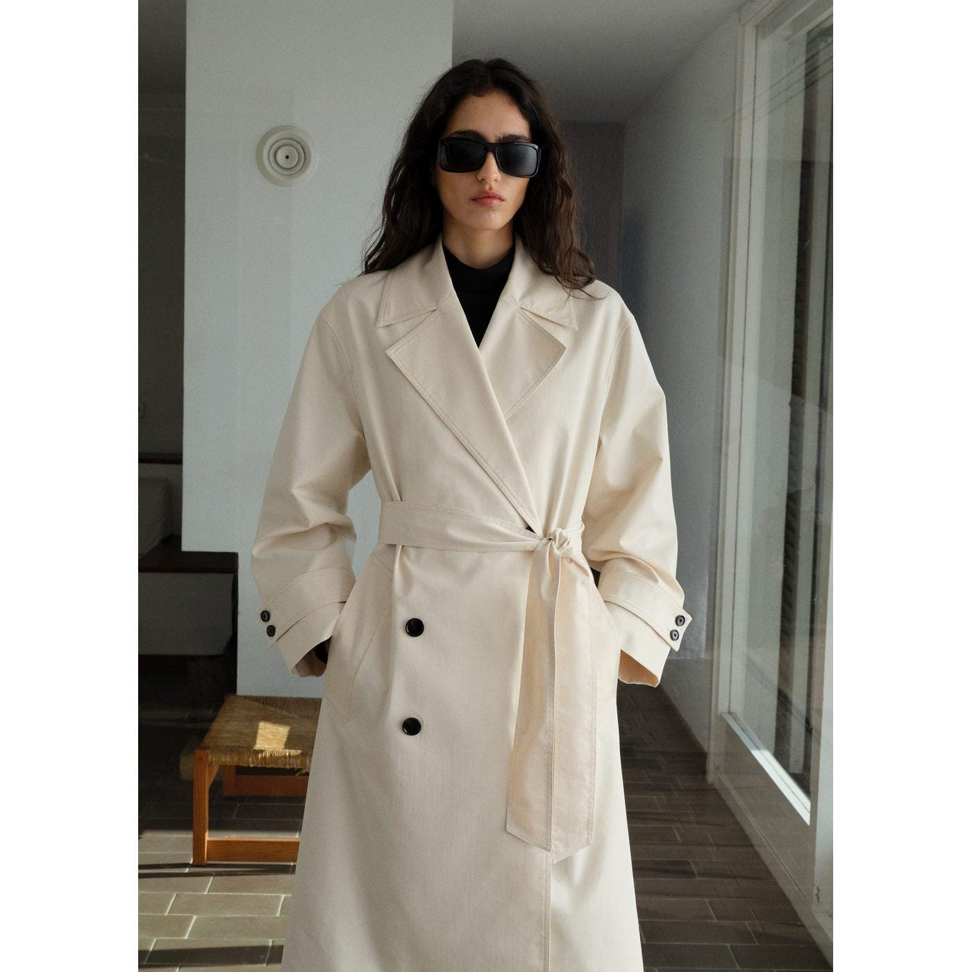 Trench Long Oversize Double Boutonnage