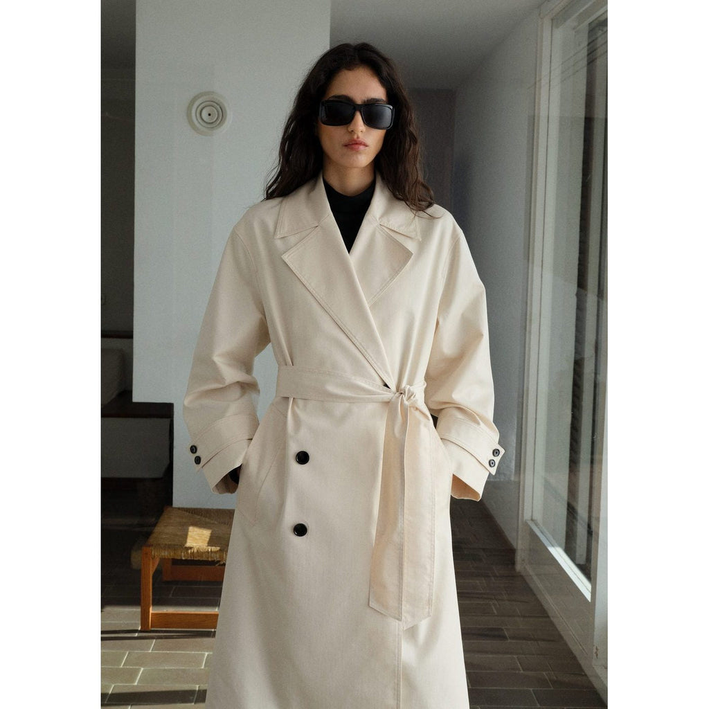 Trench Long Oversize Double Boutonnage