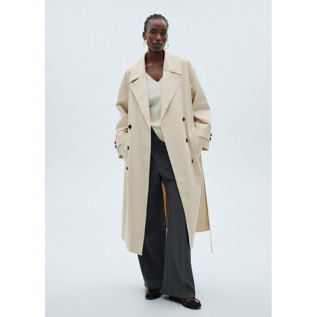 Trench Long Oversize Double Boutonnage
