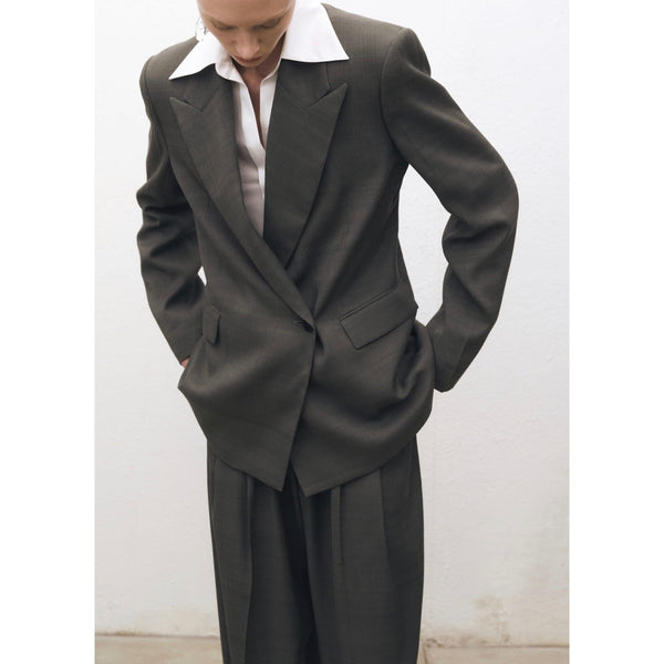 Veste Costume Oversize Croisée
