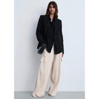 Pantalon Cargo Texturé