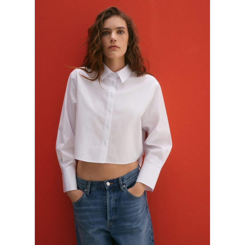 Chemise Regular-Fit Crop