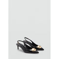 Chaussure Talon Kitten Heel Avec Décoration Métallique