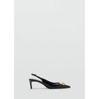 Chaussure Talon Kitten Heel Avec Décoration Métallique