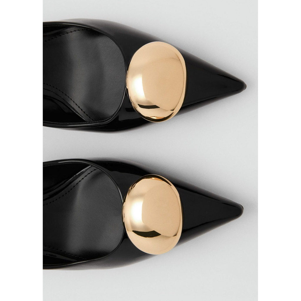 Chaussure Talon Kitten Heel Avec Décoration Métallique