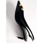 Chaussure Talon Kitten Heel Avec Décoration Métallique