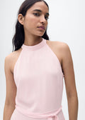 Robe Plissée Emmanchures Américaines