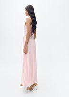 Robe Plissée Emmanchures Américaines