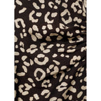 Robe Imprimé Animal Avec Finitions Effilochées
