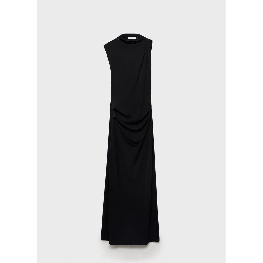 Robe Drapée Fente Latérale